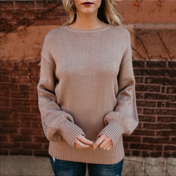 Sale Firm 5 ⭐️Fave Sexy Soft Open Tie Back Sweater - Picture 5 of 7